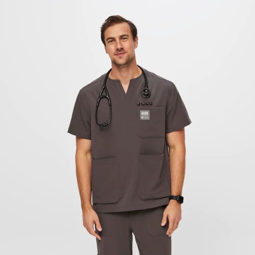 COPY - Figs x Star Wars Din Djarin Notch Neck
Scrub Top™